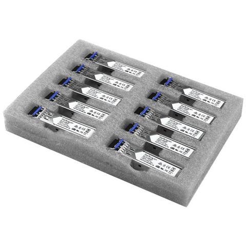 StarTech Cisco GLC-LH-SM Comp. SFP - 1GbE SMF/MMF Transceiver - 10 Pack