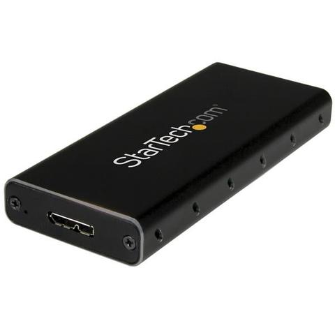 StarTech M.2 NGFF SATA Enclosure - USB 3.1 (10Gbps) with USB C Cable