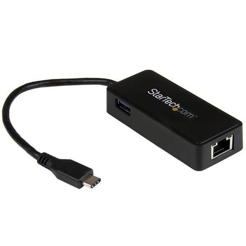 StarTech USB 3.1 USB-C to Gigabit Network Adapter with Extra USB Port