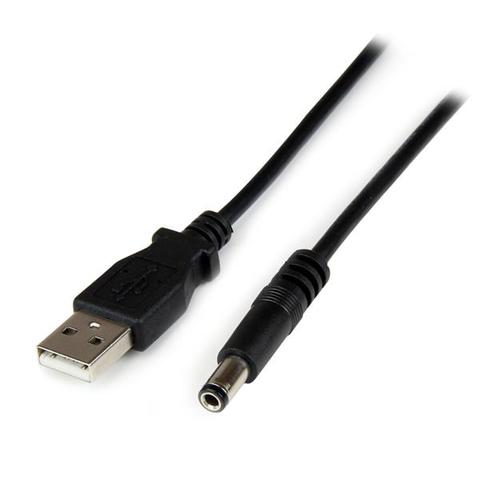 StarTech 1m USB to Type N Barrel 5V DC Power Cable - USB A to 5.5mm DC