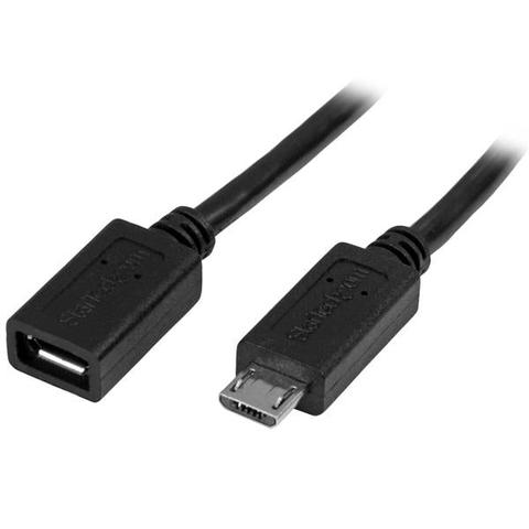 StarTech 0.5m / 20in Micro-USB Extension Cable - M/F