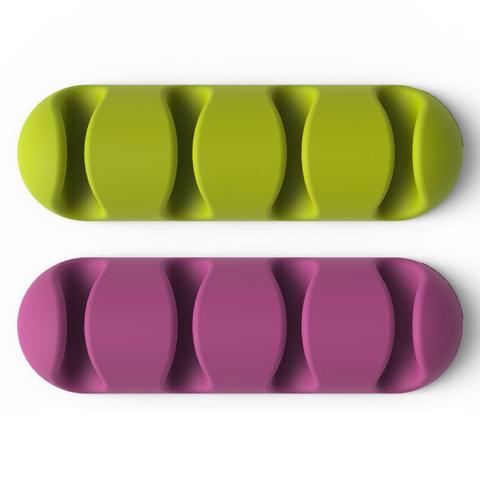 Bluelounge CableDrop Multi Cable Organizer - Bright