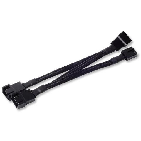 SilverStone SST-CPF02 300mm 4pin PWM Fan Splitter - Supports 3 Fans - Black
