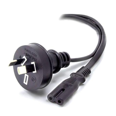 Alogic 0.5m Aus 2 Pin Mains Plug to IEC C7 (M/F)