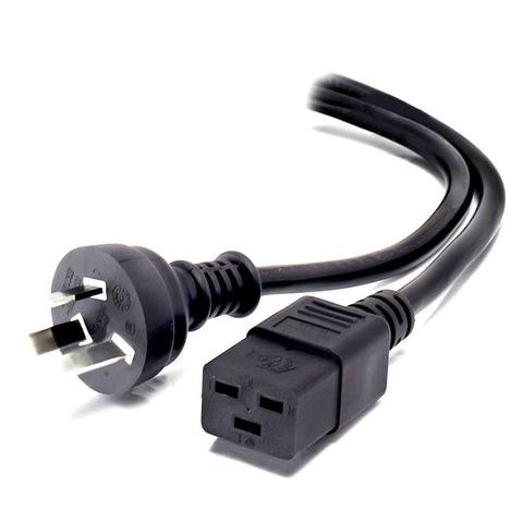 Alogic 2m Aus 3 Pin Mains Plug to IEC C19 (M/F)