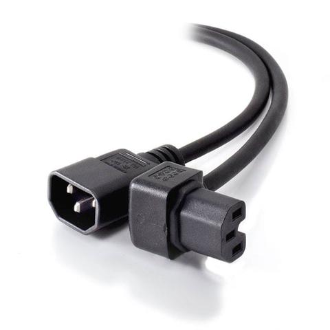 Alogic 2m IEC C14 to Down Angle IEC C15 High Temperature (M/F)