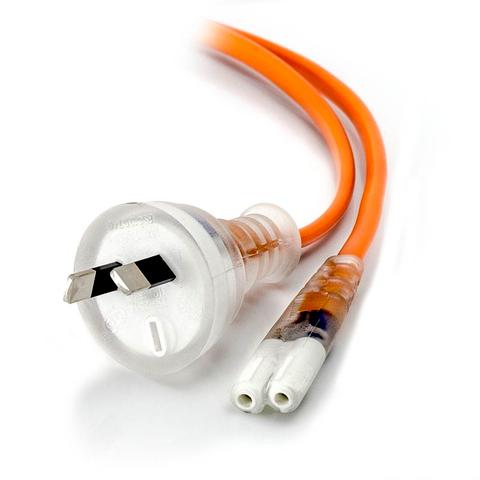 Alogic 5m Power Cord 2 Pin Aus (M) IEC C7 Medical Appliance power Cord (Class2)