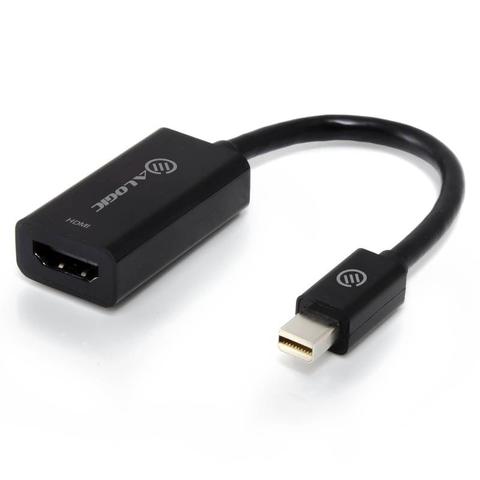 Alogic Elements 20cm Mini DisplayPort to HDMI Adapter (M/F) Black