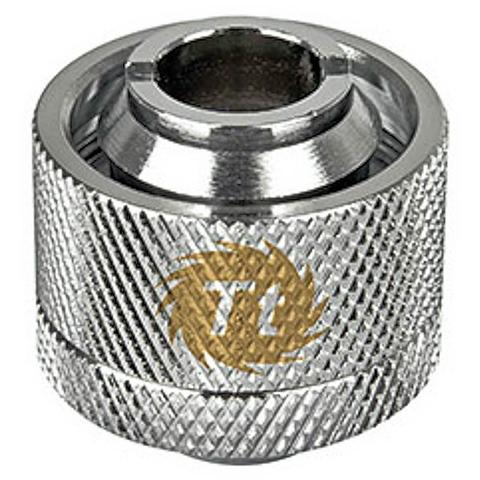 Thermaltake Pacific 1/2" ID x 3/4" OD Compression - Chrome