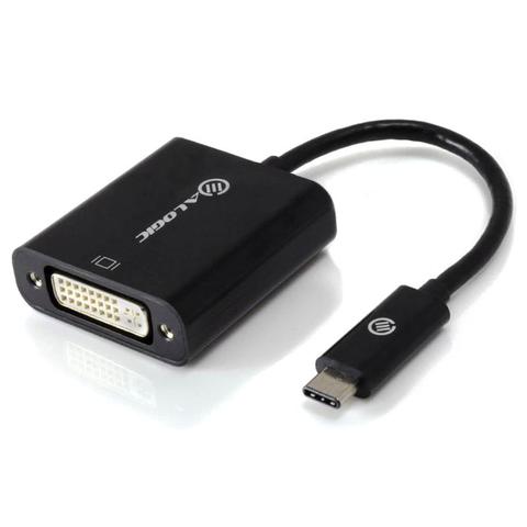 Alogic 15cm USB-C to DVI Adapter Black