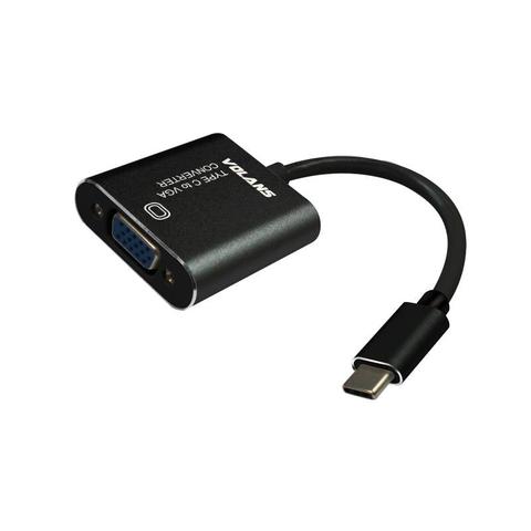 Volans UCVG USB Type-C to VGA Converter - Aluminium
