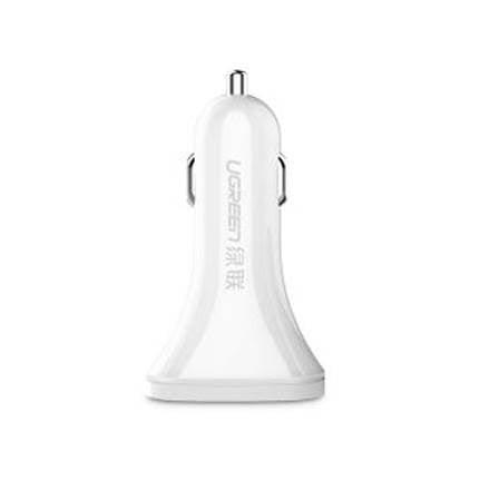 Ugreen 29W 3 Port USB Car Charger - White