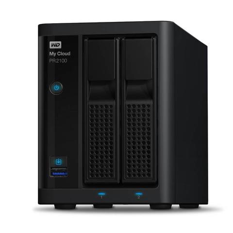 WD My Cloud PR2100 Pro Series 16TB 2-Bay NAS (WDBBCL0160JBK)