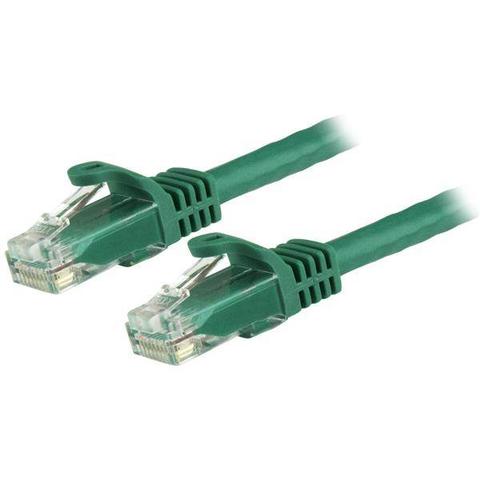 StarTech CAT6 Ethernet Cable 10m Green 650MHz 100W Snagless Patch Cord