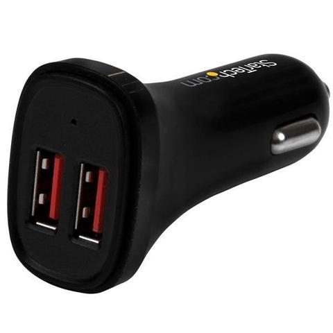 StarTech Dual Port USB Car Charger - 24W/4.8A