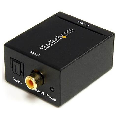 StarTech SPDIF Digital Coaxial or Toslink Optical to Stereo RCA Audio Converter