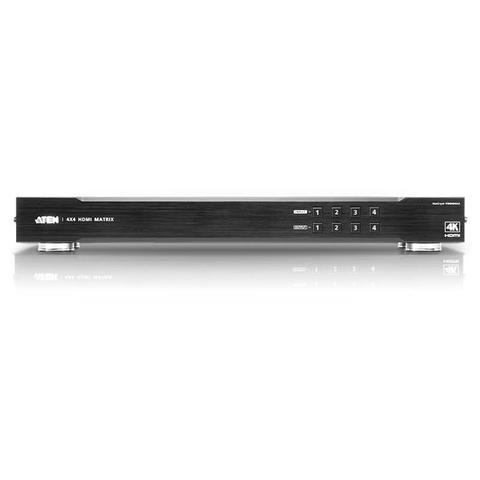 ATEN VM0404HA 4x4 4K HDMI Matrix with IR Remote and RS-232 Control