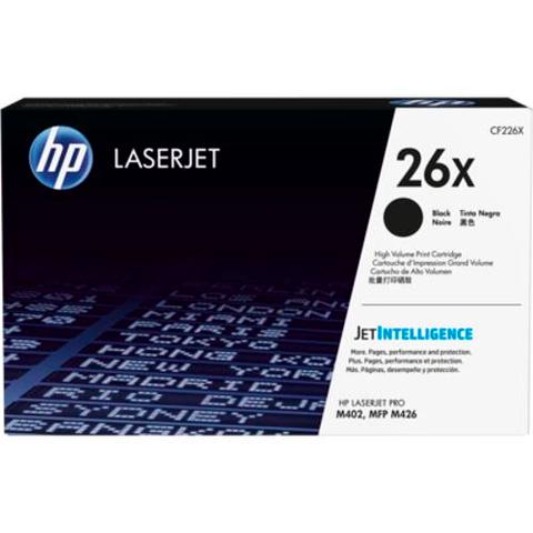 HP 26X High Yield Black Original LaserJet Toner Cartridge (CF226X)