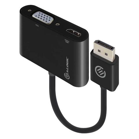 Alogic Premium Series 2-in-1 DisplayPort to HDMI+VGA Adapter - (M/FF)