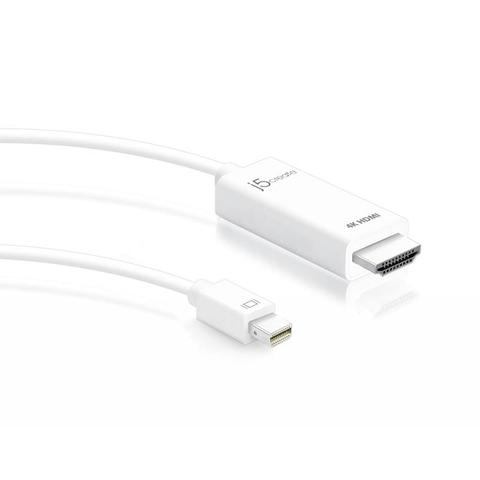 j5create Mini DisplayPort to 4K HDMI Cable