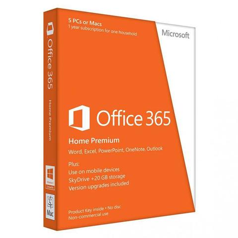 Microsoft Office 365 Home (5 Devices) - 1 Year - Digital Download