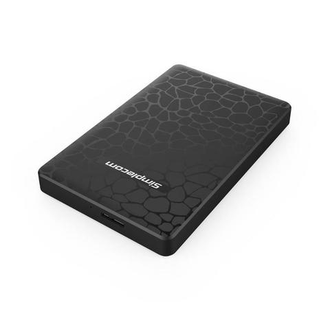 Simplecom SE101-BK Tool-Free 2.5" SATA to USB 3.0 HDD/SSD Enclosure - Black