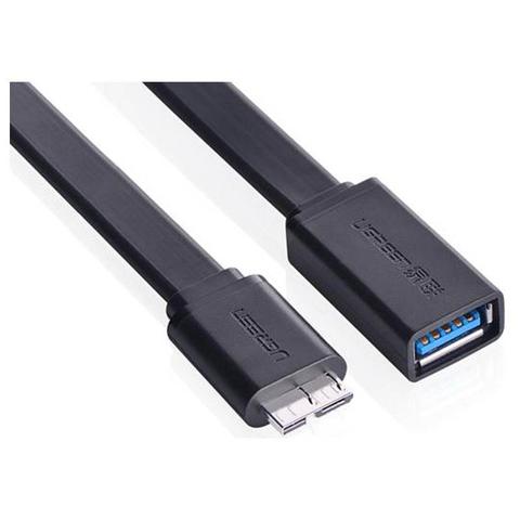 Ugreen 10801 Micro USB 3.0 OTG Flat Cable for Samsung Note 3/S4/S5