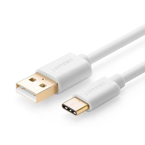 Ugreen 30165 1M USB 2.0 to USB 3.1 Type-C Charge & Sync Cable - White