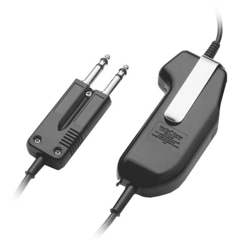 Plantronics SHS 1890-25 25" QD Push-to-Talk Switch Coiled Cable