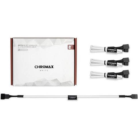 Noctua Chromax.White 30cm 4Pin PWM Power Extension Cables - 4 Pack