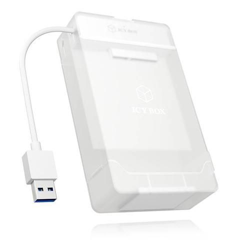 ICY BOX IB-AC7032-U3 Single Adapter and enclosure for 2x 2.5" SATA HDDs/SSDs