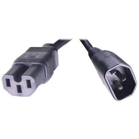 HPE Aruba IEC 60320 C15 to IEC 60320 C14 2.5m Power cable
