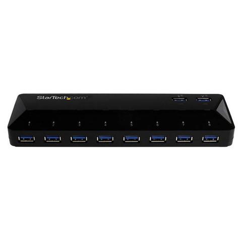 StarTech 10-Port USB 3.0 (5Gbps) Hub w/ 2 x 1.5A Charge & Sync Ports
