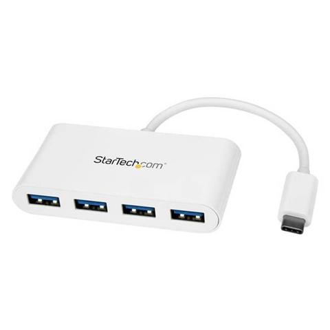 StarTech 4 Port USB C Hub - 4x USB 3.0 Type-A 5Gbps - USB Bus Powered