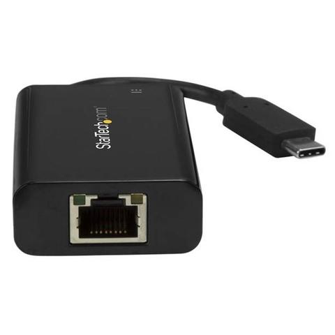 StarTech USB C to Gigabit Ethernet Adapter/ RJ45 Network Converter w/PD