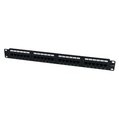 StarTech 1U 24 port Network Patch Panel 110 Rack Mount Patch Panel