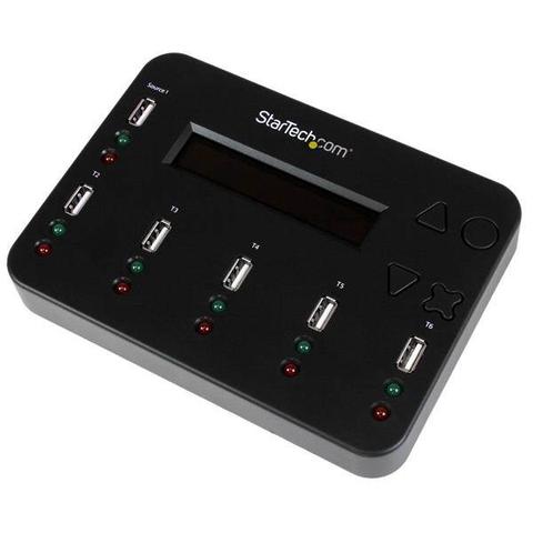 StarTech USB 1:5 Flash Drive Duplicator & Multi-Pass DoD Eraser