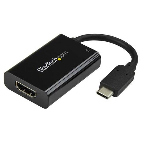 StarTech USB C to HDMI 2.0 Adapter 4K 60Hz - Power Delivery Passthrough