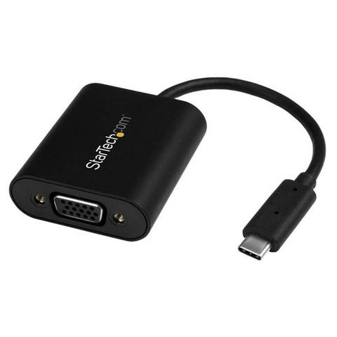StarTech USB-C to VGA Adapter - with Presentation Mode Switch - 1920x1200