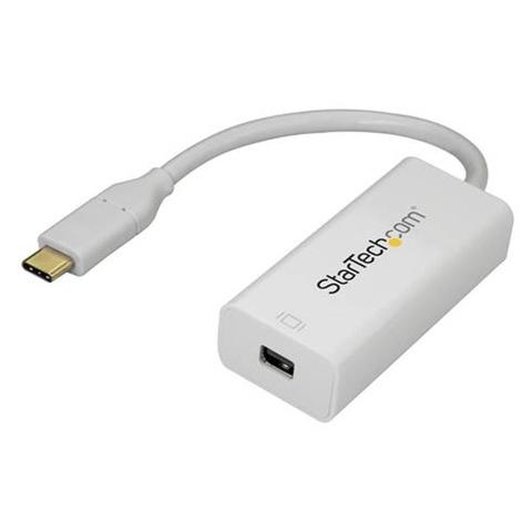 StarTech USB-C to Mini DisplayPort Adapter - 4K 60Hz - White
