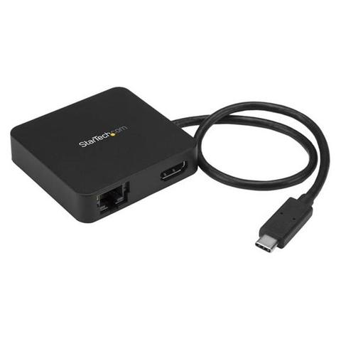 StarTech USB C Multiport Adapter to 4K HDMI/GbE/USB 3.0 Hub - Mini Dock