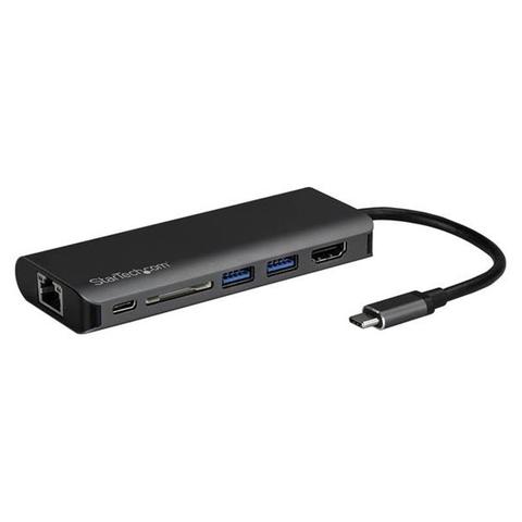 StarTech USB-C Multiport Adapter - USB-C to 4K HDMI - PD/USB 3.0/GbE/SD