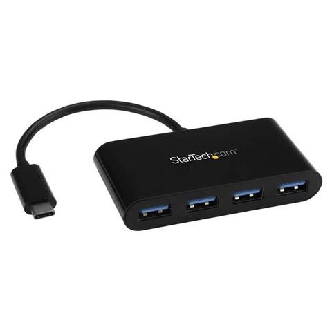 StarTech 4 Port USB C Hub - USB-C to 4x A - USB 3.0 Hub - Bus Power
