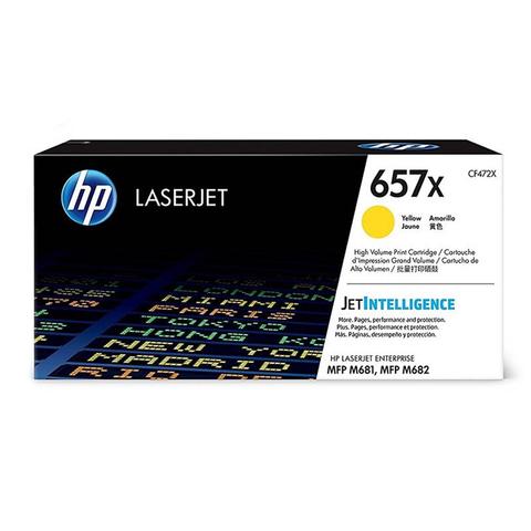 HP 657X LaserJet Toner Cartridge - Yellow (CF472X)