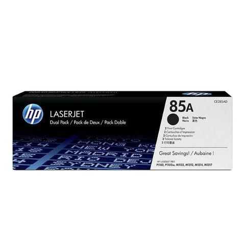 HP 85A Twin-Pack LaserJet Toner Cartridge - Black (CE285AD)