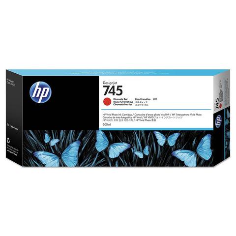 HP 745 300ML Ink Cartridge - Chromatic Red (F9K06A)