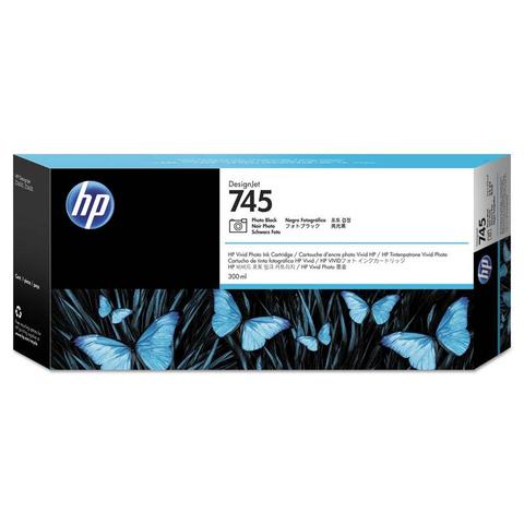 HP 745 300ML Ink Cartridge - Photo Black (F9K04A)