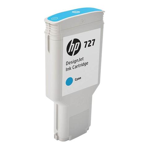 HP 727 300ML Ink Cartridge - Cyan (F9J76A)