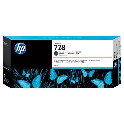 HP 728 300ML DesignJet Ink Cartridge - Matte Black (F9J68A)