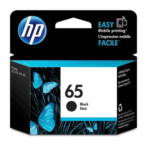HP 65 Ink Cartridge - Black (N9K02AA)